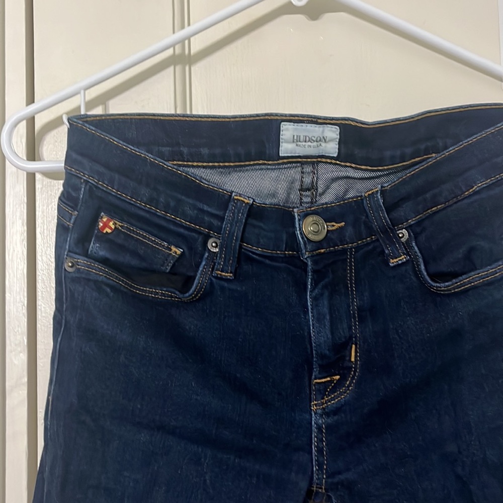 Hudson navy blue skinny jeans